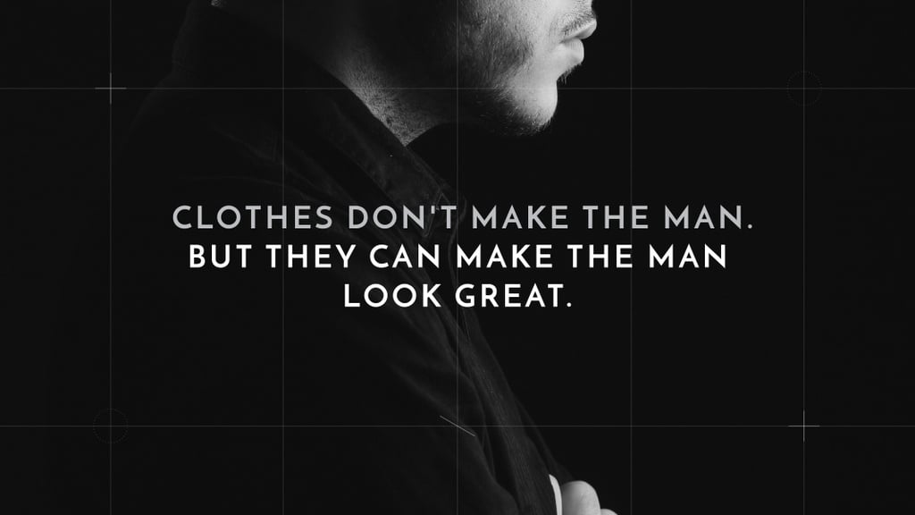 Fashion Quote Businessman Wearing Suit in Black and White | Youtube Channel Art — Crea un design Fashion Quote Businessman Wearing Suit in Black and White | Youtube Channel Art — Crea un design