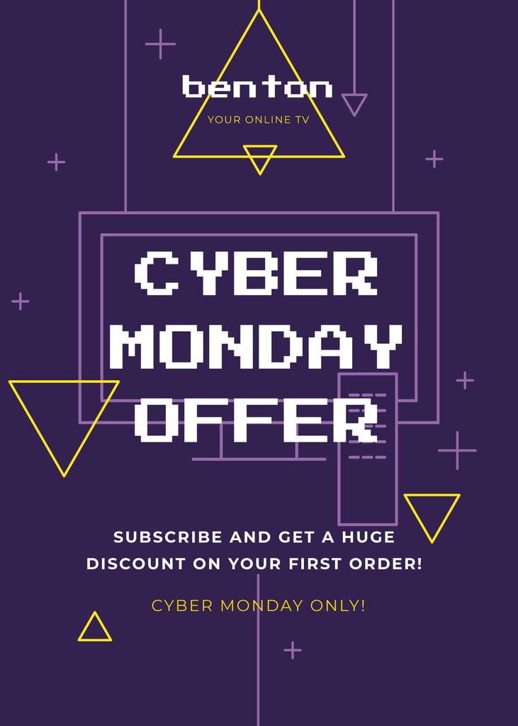 Cyber Monday Sale Digital Pattern in Purple — ein Design erstellen Cyber Monday Sale Digital Pattern in Purple — ein Design erstellen