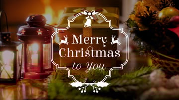 Christmas decoration by fireplace