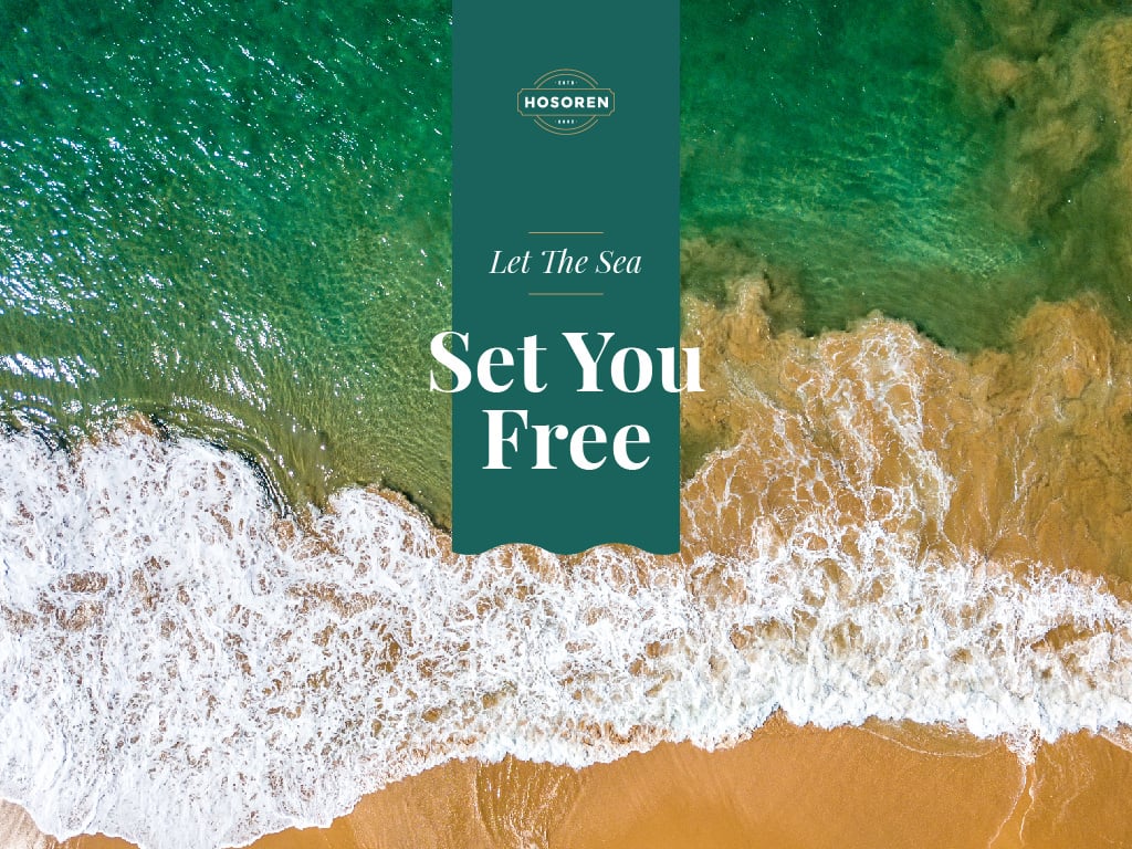 Let the sea set you free — ein Design erstellen Let the sea set you free — ein Design erstellen