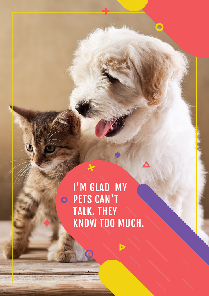 Citation about not talking pets — ein Design erstellen Citation about not talking pets — ein Design erstellen