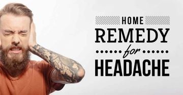 Home remedy for headache poster