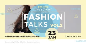 Fashion talks poster