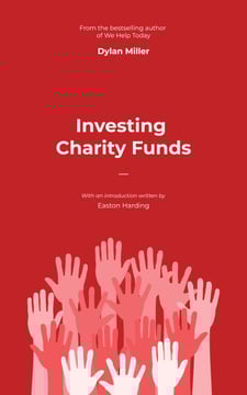 Charity Fund Hands Raised in the Air in Red