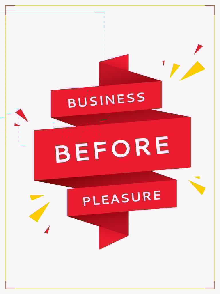 Business Quote on Red Ribbon — ein Design erstellen Business Quote on Red Ribbon — ein Design erstellen