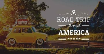 Road trip trough America Offer with Vintage Car