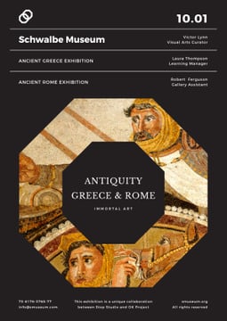 Ancient Greece and Rome exhibition banner