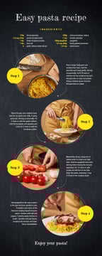 Food Infographics How to cook pasta
