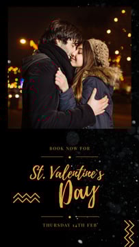Happy Lovers hugging on Valentine's Day