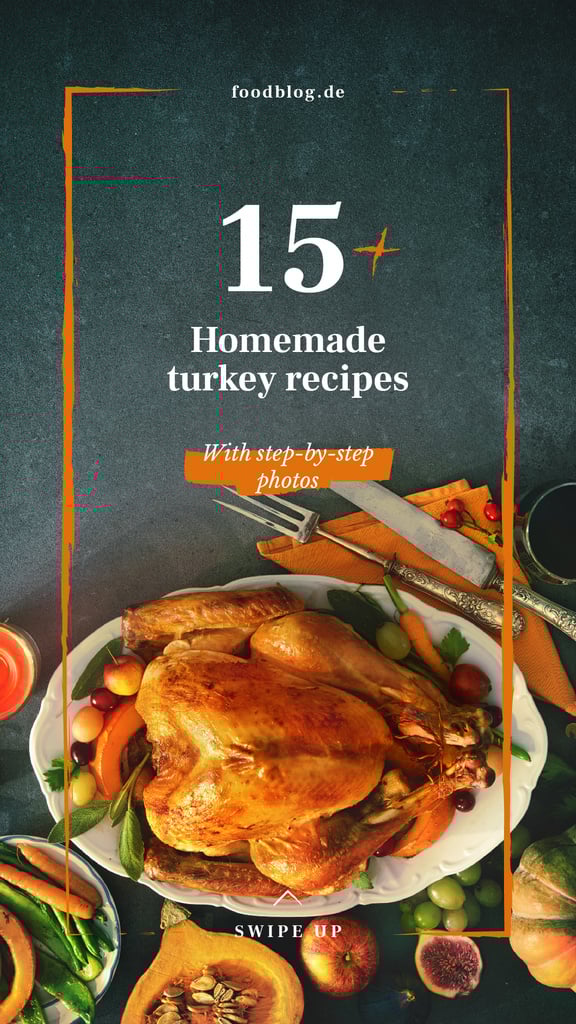 Roasted whole turkey — Créer un visuel Roasted whole turkey — Créer un visuel