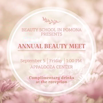 Annual beauty meet announcement