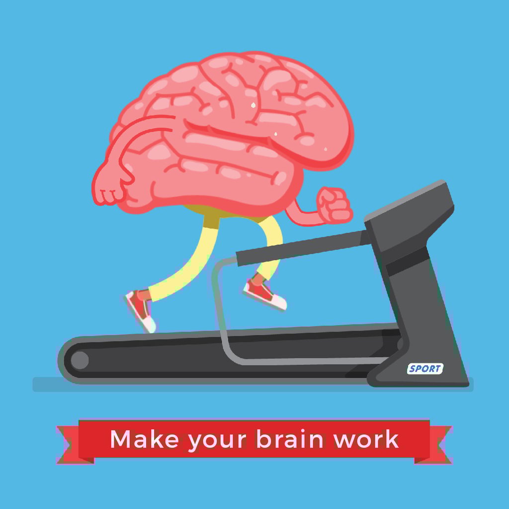 Brain running on treadmill — ein Design erstellen Brain running on treadmill — ein Design erstellen