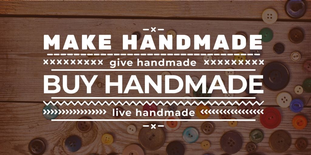 handmade workshop banner with buttons — ein Design erstellen handmade workshop banner with buttons — ein Design erstellen