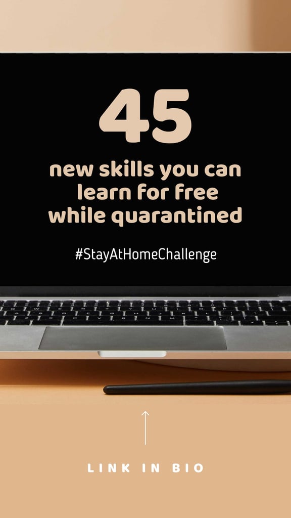 Education Courses guide on screen for #StayAtHomeChallenge — ein Design erstellen Education Courses guide on screen for #StayAtHomeChallenge — ein Design erstellen