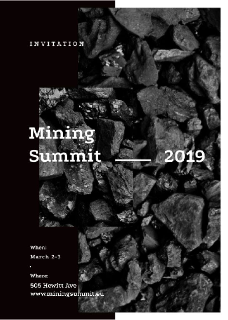 Black coal pieces for Mining summit — Створити дизайн Black coal pieces for Mining summit — Створити дизайн