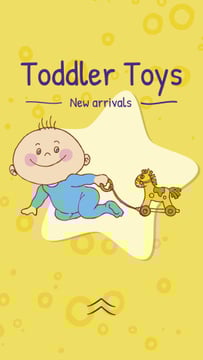 Adorable Child with Toy