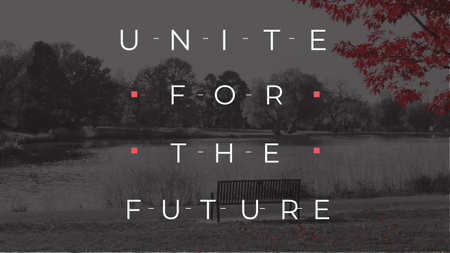 Concept of Unite for the future Youtube Design Template