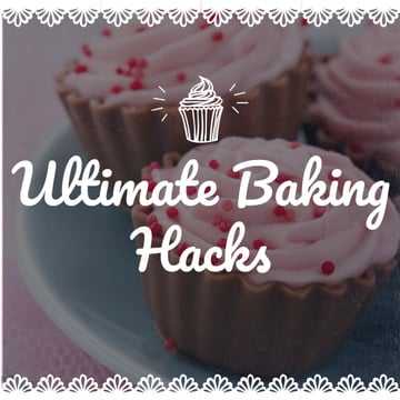 Baking Hacks Sweet Cupcakes in Pink