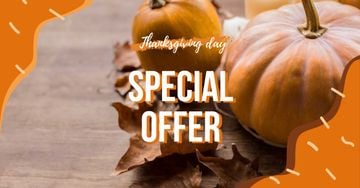 Thanksgiving Special Offer with Pumpkins