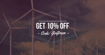Discount Offer with Wind Turbine Farm