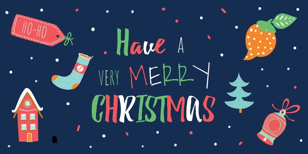 Merry Christmas card — Créer un visuel Merry Christmas card — Créer un visuel