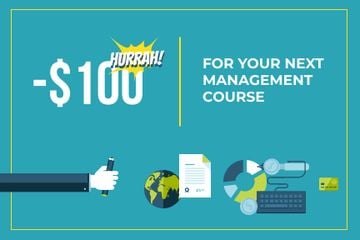 Discount coupon for next management course