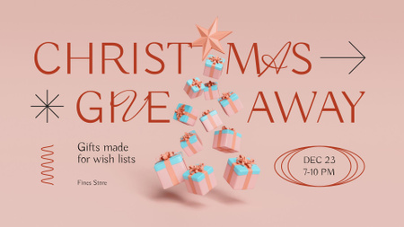 Christmas Special Offer Announcement FB event cover Design Template