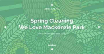 Spring cleaning in Mackenzie park
