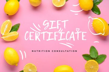 Nutrition Consultation offer in Lemons frame