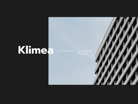 Real Estate Services Offer Presentation Design Template