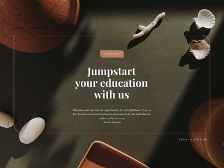Education Programs Ad Presentation Design Template